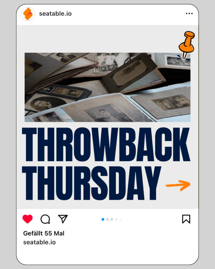 Instagram-Post zum #throwbackthursday