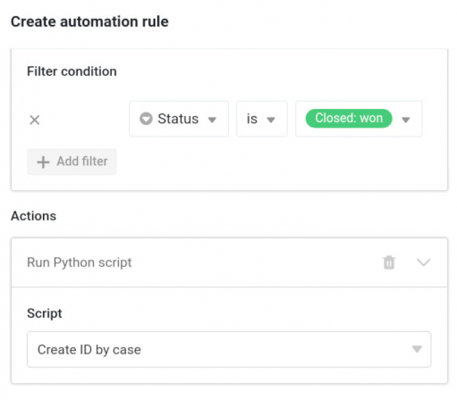 Python scripts can now be started via automation.