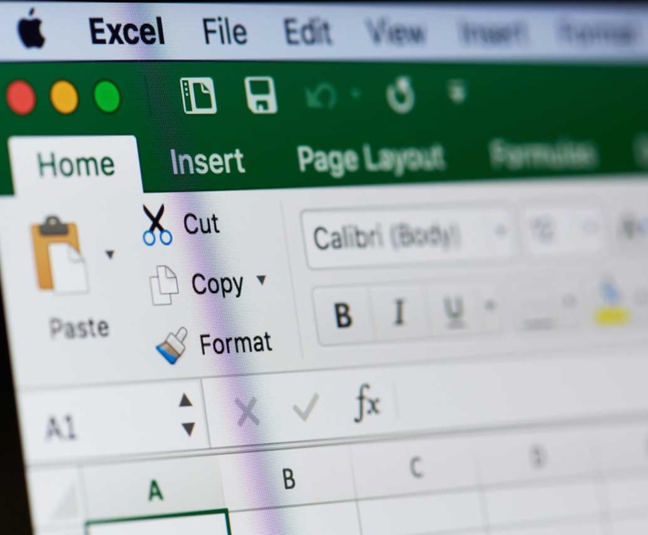 A utilização do Excel como modelo de roteiro.