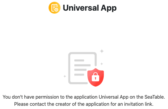 Verweigerter Zugriff auf die App für inaktive Benutzer 