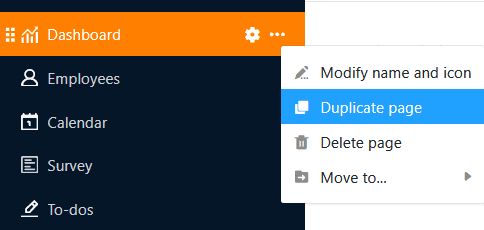 Duplicate page in Universal App