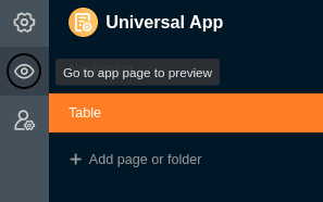 Öffnen der App-Vorschau  einer Universellen App