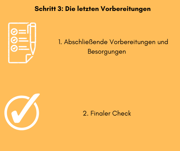 Schritt 3: Die letzten Vorbereitungen für Ihre Geburtstagsfeier