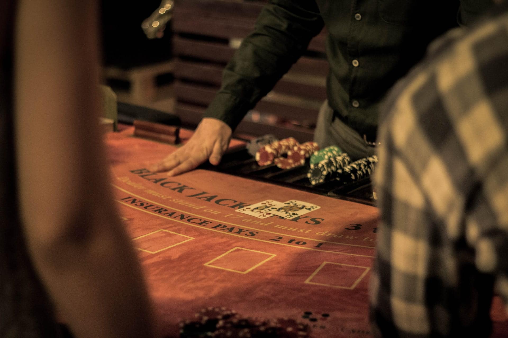 Fiesta de Navidad como en el casino