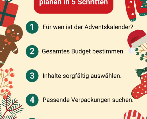 Planen Sie Ihren Adventskalender in 5 Schritten.