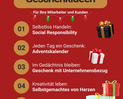 Geschenkideen für Ihre Mitarbeiter und Kunden.